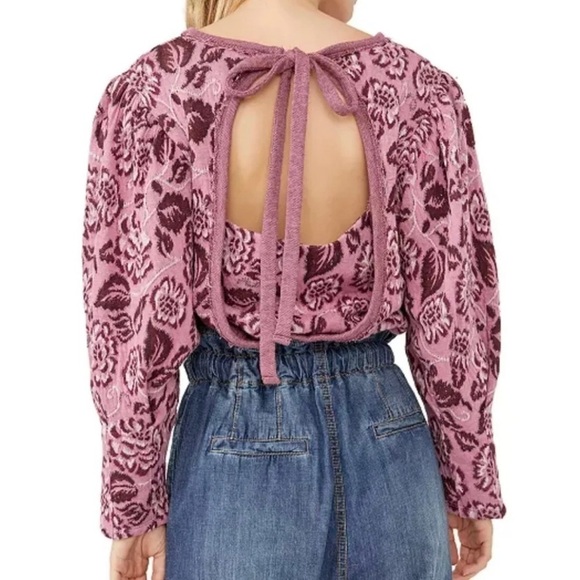 Free People No Ordinary Top in Smoked Pink Size XL - Picture 3 of 9